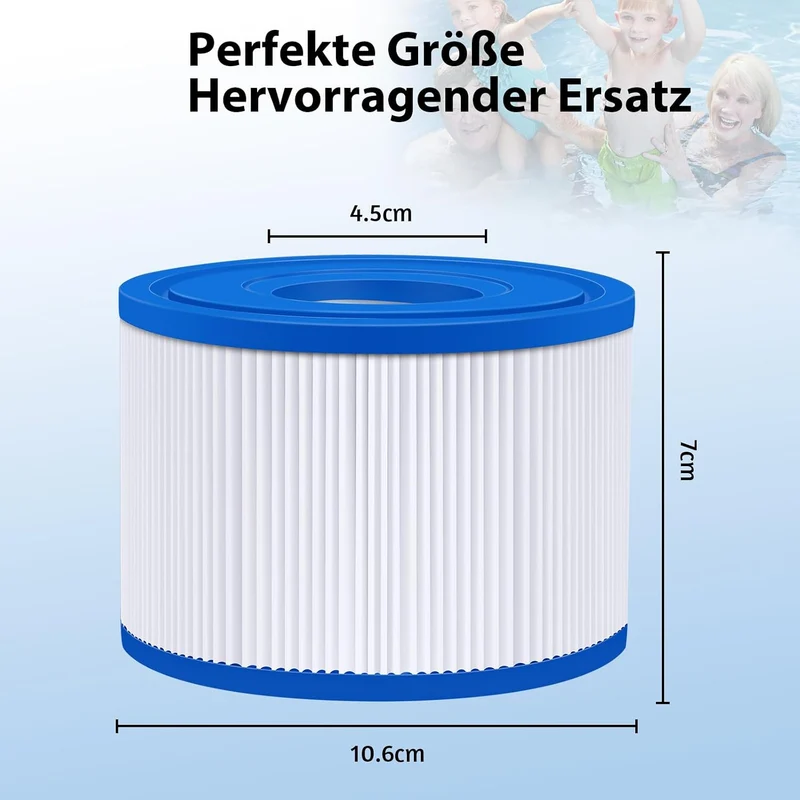 KGC 12 Stück S1 Filter Pool für Intex PureSpa 29001E,Whirlpool Filter, 12 Stück