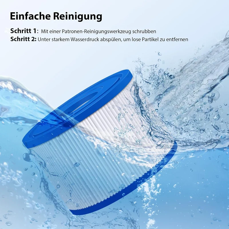 KGC 12 Stück S1 Filter Pool für Intex PureSpa 29001E,Whirlpool Filter, 12 Stück