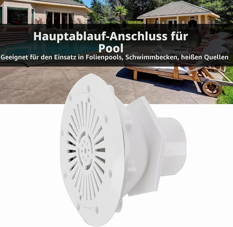 Bodenablauf Aussen, Langlebiger und robuster Bodenablauf Pool Hauptablauf Bodenablauf pool bodenabla