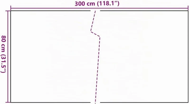 vidaXL Balkon-Sichtschutz Anthrazit 300x80 cm Poly Rattan Anthrazit 300 x 80 cm, Anthrazit 300 x 80