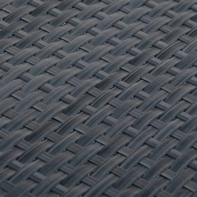 vidaXL Balkon-Sichtschutz Anthrazit 300x80 cm Poly Rattan Anthrazit 300 x 80 cm, Anthrazit 300 x 80