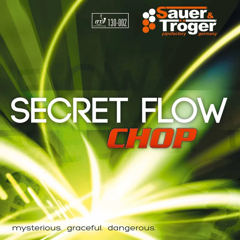 Sauer & Tröger Belag Secret Flow chop rot 2,1 mm, rot 2,1 mm