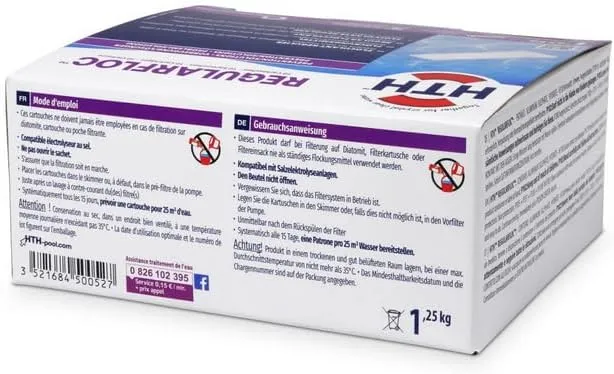 HTH Flockungsmittel Kartuschen (10 x 125 gr)