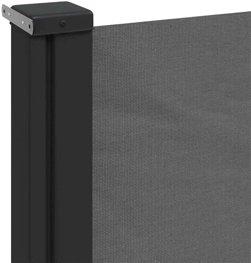 vidaXL Ausziehbare Seitenmarkise Anthrazit 140x600 cm 140 x 600 cm Anthrazit, 140 x 600 cm Anthrazit