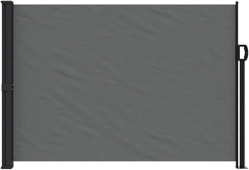 vidaXL Ausziehbare Seitenmarkise Anthrazit 140x600 cm 140 x 600 cm Anthrazit, 140 x 600 cm Anthrazit