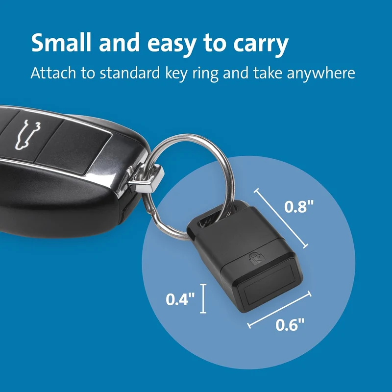 Kensington K67977WW VeriMark ultrasichere USB Fingerabdruckverschlüsselung (für Windows Anmeldung (W