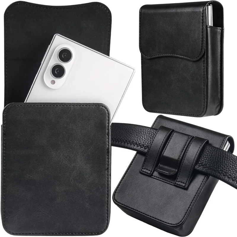 NINKI Gürtelclip Hülle für iPhone Duo & Samsung Galaxy Z Fold 8 Gürteltasche, Stossfest Kratzfest Le