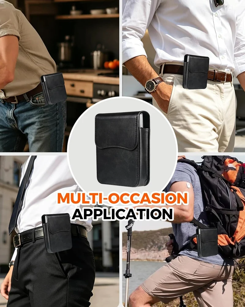 NINKI Gürtelclip Hülle für iPhone Duo & Samsung Galaxy Z Fold 8 Gürteltasche, Stossfest Kratzfest Le