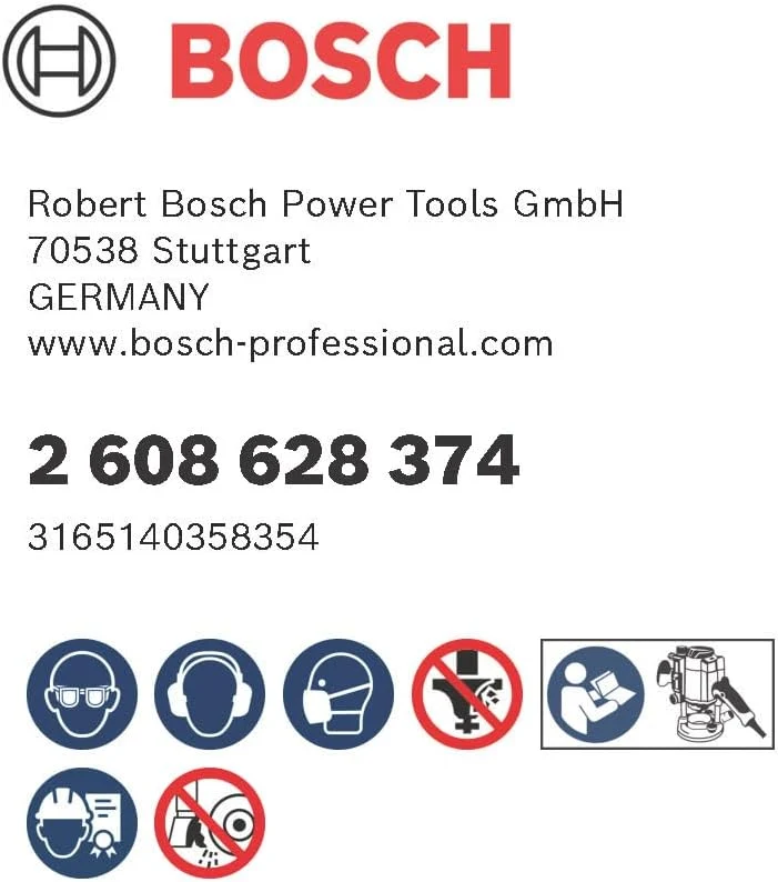 Bosch Professional Nutfräser Standard for Wood (für Holz, 12 mm, Arbeitslänge 31.5 mm, Zubehör Handf