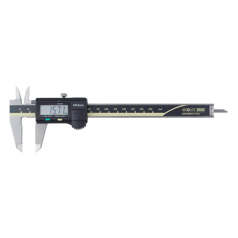 MITUTOYO Digital Messschieber ohne Datenausgang DIN 862, Tiefenmass flach 0-150 mm, 1 Stück,500-181-