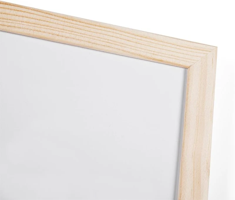 Bi-Office Budget Whiteboard mit Holzrahmen, magnetisch, 5 Grössen wählbar, 60 x 40 cm 60B x 40H cm S