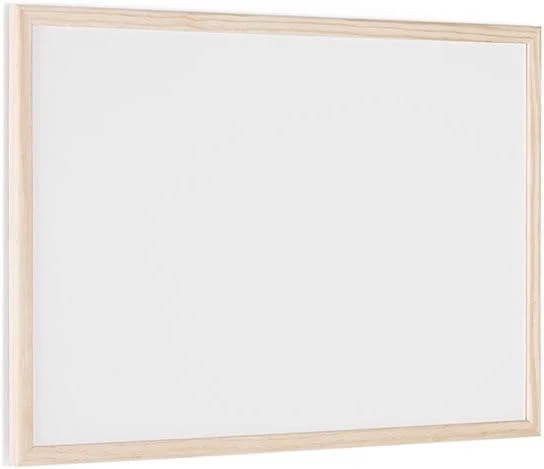 Bi-Office Budget Whiteboard mit Holzrahmen, magnetisch, 5 Grössen wählbar, 60 x 40 cm 60B x 40H cm S