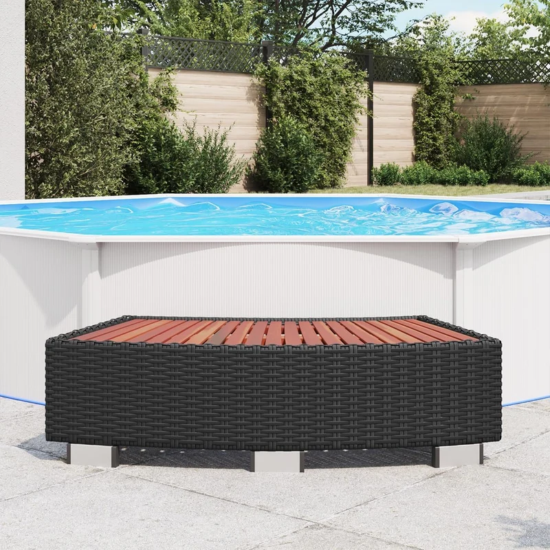 vidaXL Whirlpool Einstieg Trittstufe Treppe Whirlpooltreppe Pool Einstiegstreppe Einstiegshilfe Outd