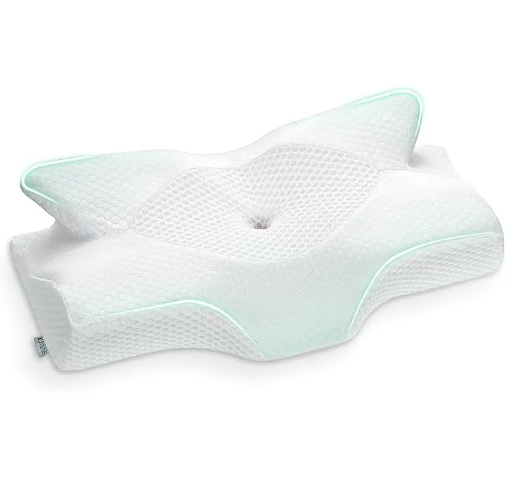 Elviros Kissen aus Memory Foam, Seitenschläferkissen Nackenstützkissen Kopfkissen Ergonomisches Schl