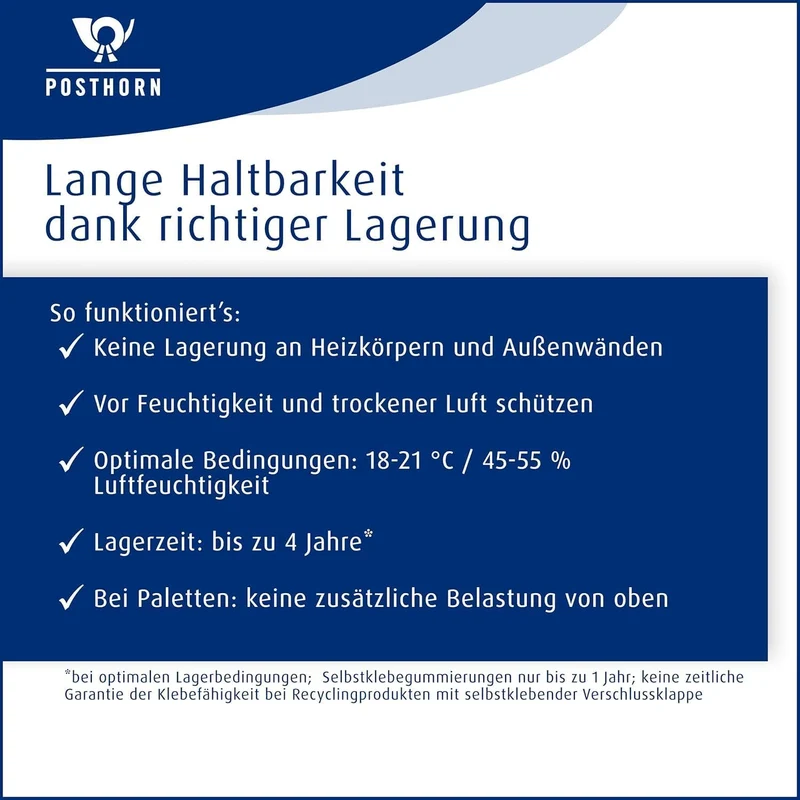 POSTHORN Versandtasche C4 (324x229mm) haftklebend weiss 120g 250 Stück weiss 120g /ohne Fenster Sing