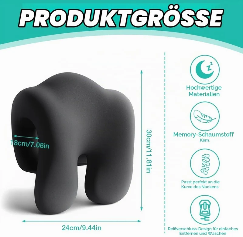 NAVESO Kopfstütze Bürostuhl, Nackenkissen für Bürostuhl, Kopfstütze Sofa Couch, Ergonomisches Kop-fs
