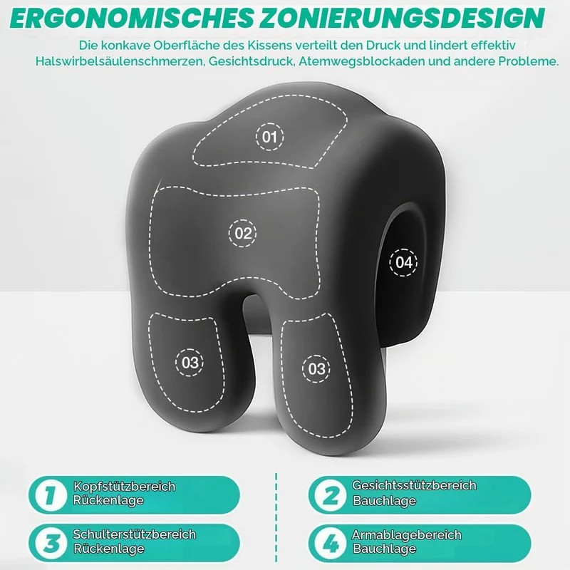 NAVESO Kopfstütze Bürostuhl, Nackenkissen für Bürostuhl, Kopfstütze Sofa Couch, Ergonomisches Kop-fs