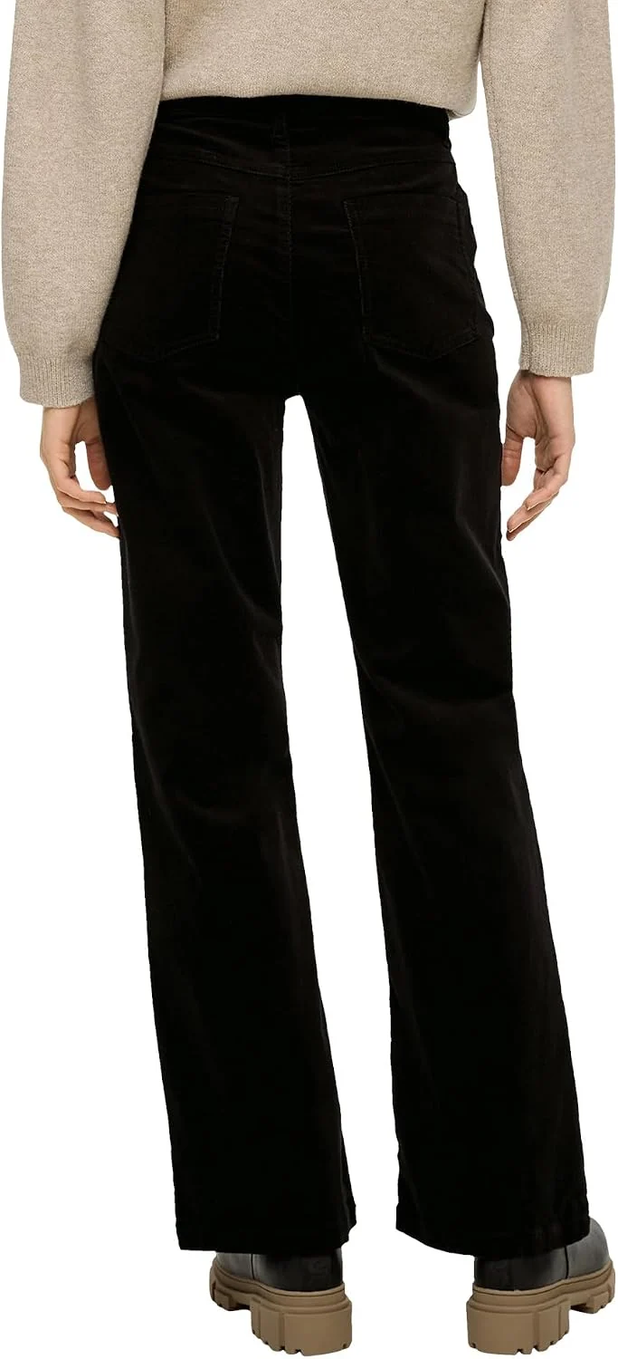 s.Oliver Slim: Cordhose aus Baumwollstretch 46 9999_schwarz, 46 9999_schwarz