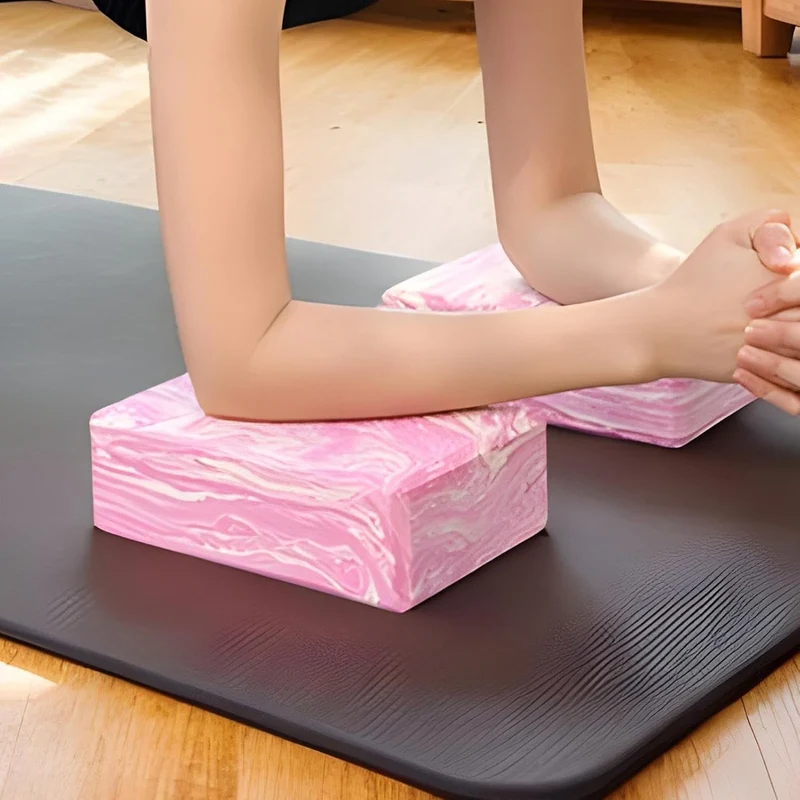 Yoga-Block, Pilates-Stein, 23 x 15 x 7 cm, weicher Schaumstoff-Stützblock, Fitness-Balance-Werkzeug,