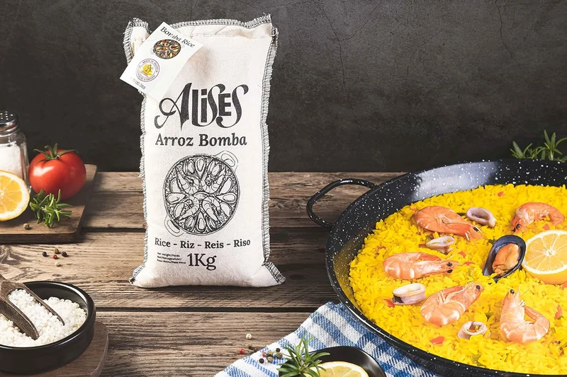 Alises Enameled Anti-Rust Steel Paella Pan 34cm Standardschliff 34 cm, Standardschliff 34 cm