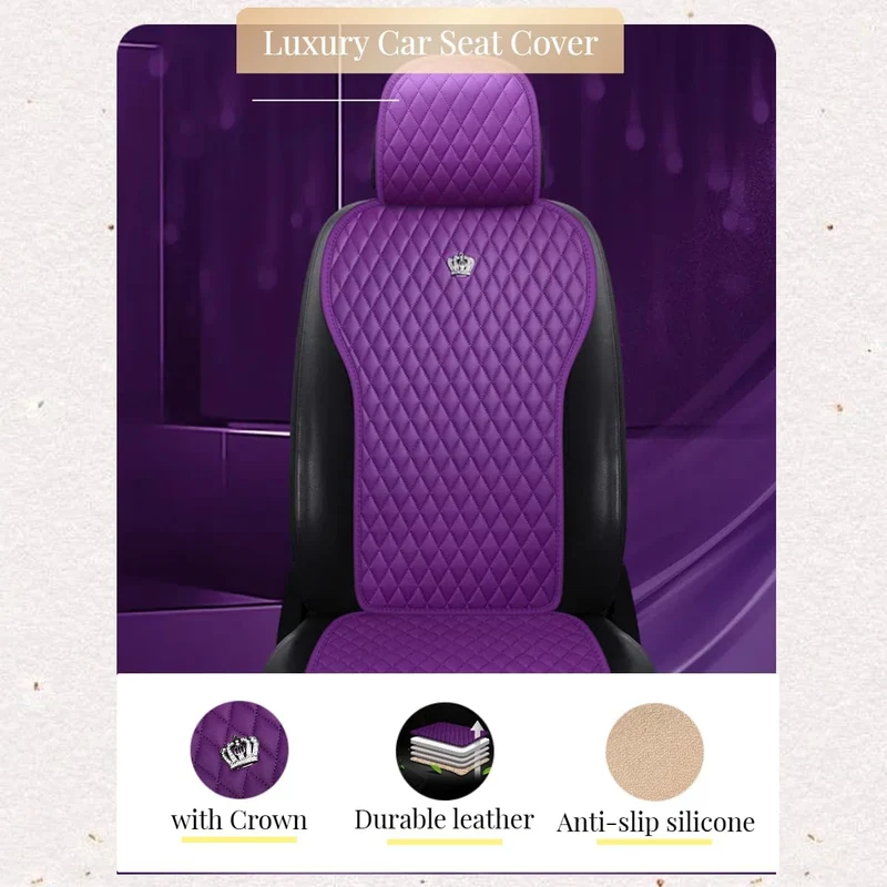 Red Rain Roter Regenbezug für Autositz, komplettes Set, Ledersitzkissen mit elegantem sportlichem Un
