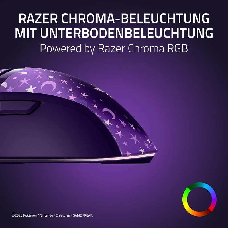 Razer Cobra Pokémon Espeon & Umbreon Edition - Leichte kabelgebundene Gaming-Maus mit Chroma RGB - 5