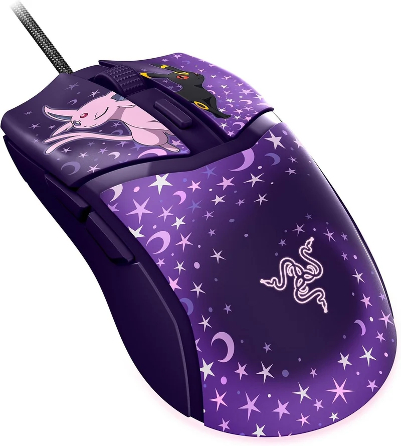 Razer Cobra Pokémon Espeon & Umbreon Edition - Leichte kabelgebundene Gaming-Maus mit Chroma RGB - 5