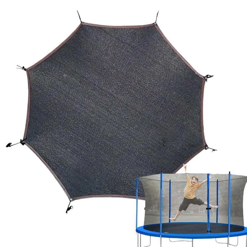 Trampolin Sonnenschutz Abdeckung - Ø 143 243 305 366 427 cm Trampolin Sonnenschutznetz, UV-Resistent