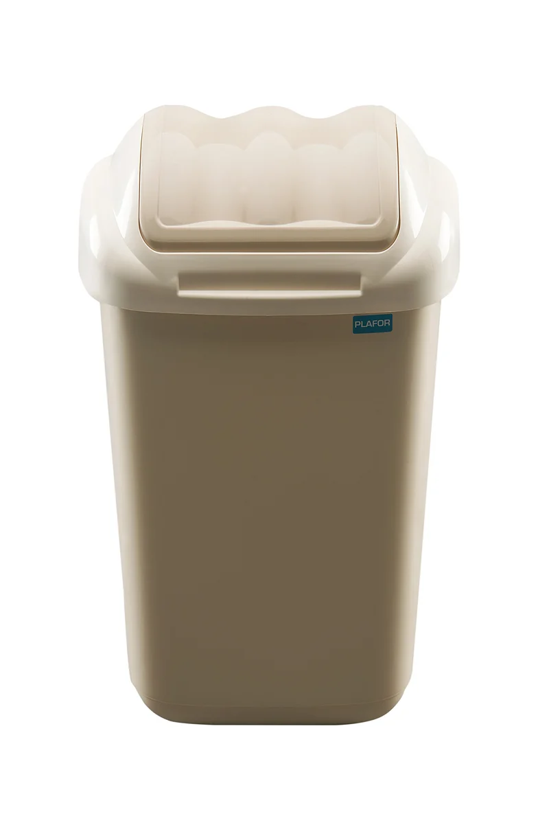 Wave Abfalleimer, 15 l, Cappuccino Cappuccino 26.5 x 24.7 x 38.5 cm, Cappuccino 26.5 x 24.7 x 38.5 c