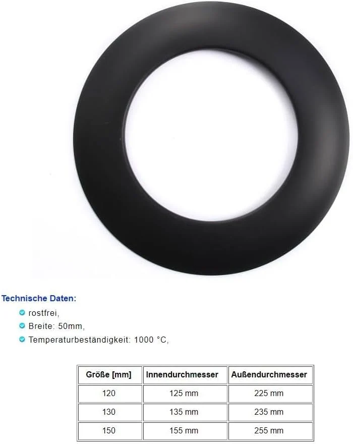 Kaminrohr Ofenrohr-Set Standard 2mm Hauptrohrset mit Drosselklappe Kaminrohr Bogen 90° mit Tür Ofenb