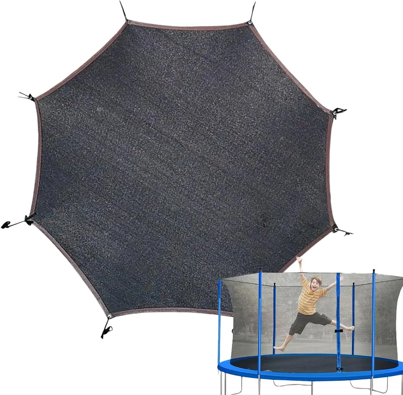 Trampolin Sonnenschutz Abdeckung - Ø 143 243 305 366 427 cm Trampolin Sonnenschutznetz, UV-Resistent