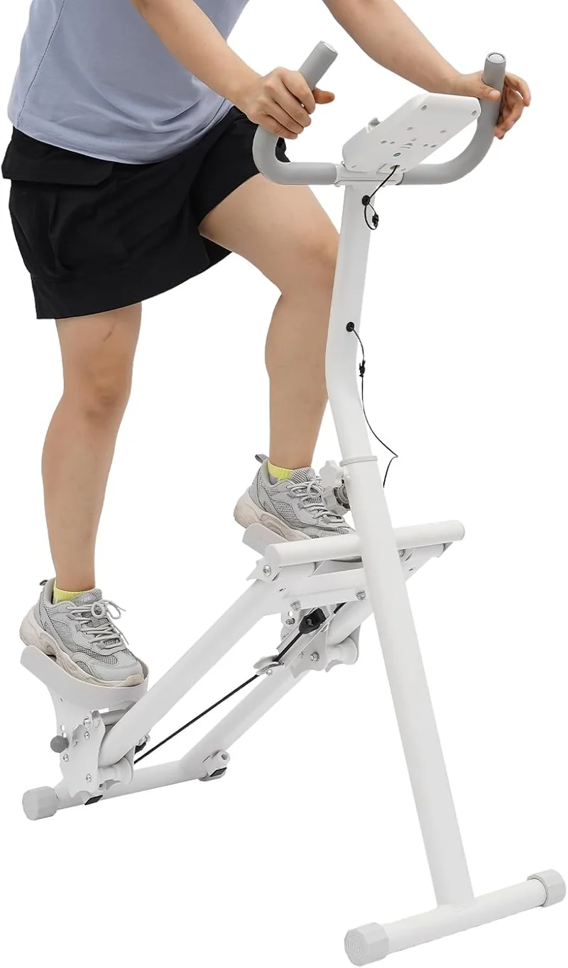 Kletterstepper Klappbar Heimtrainer Mit Digitaldisplay 8 Stufen Widerstand 45° Neigung Für Home Gym