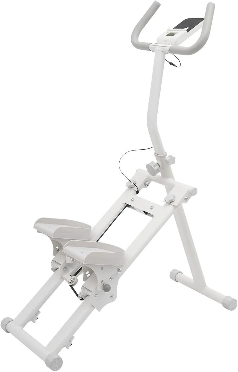Kletterstepper Klappbar Heimtrainer Mit Digitaldisplay 8 Stufen Widerstand 45° Neigung Für Home Gym