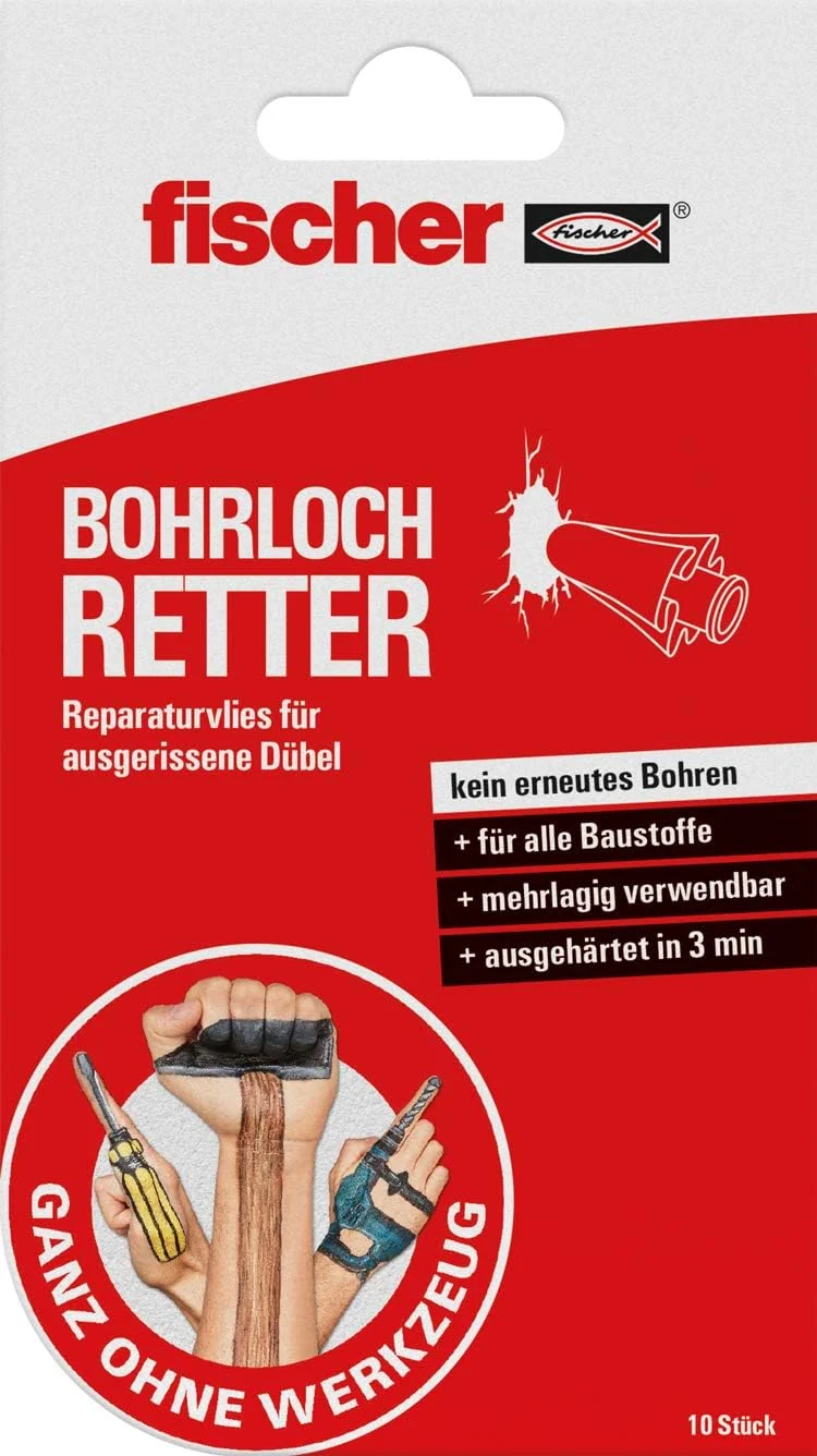 fischer RED-BOX DUOPOWER + Schrauben, Sortimentbox, 280-teilig & DUOPOWER Dübel in verschiedenen Grö