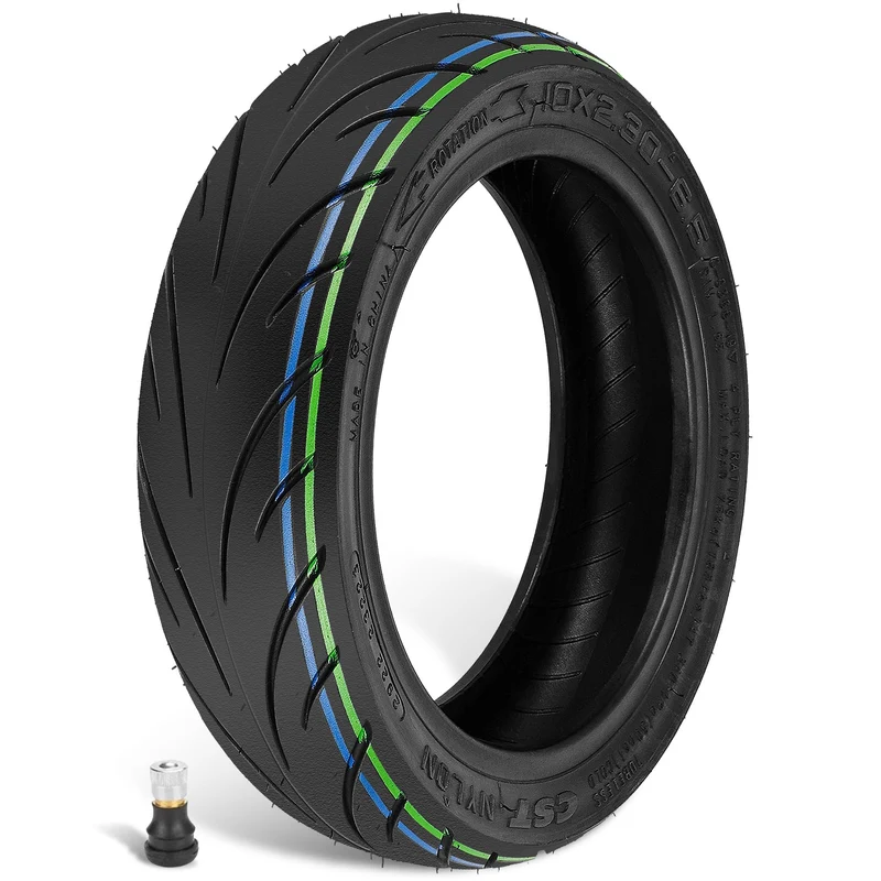 Tubeless-Reifen, 10 x 2,30 – 6,5, kompatibel mit dem Elektro-Scooter NIU KQi2 Pro, Ersatzreifen vorn