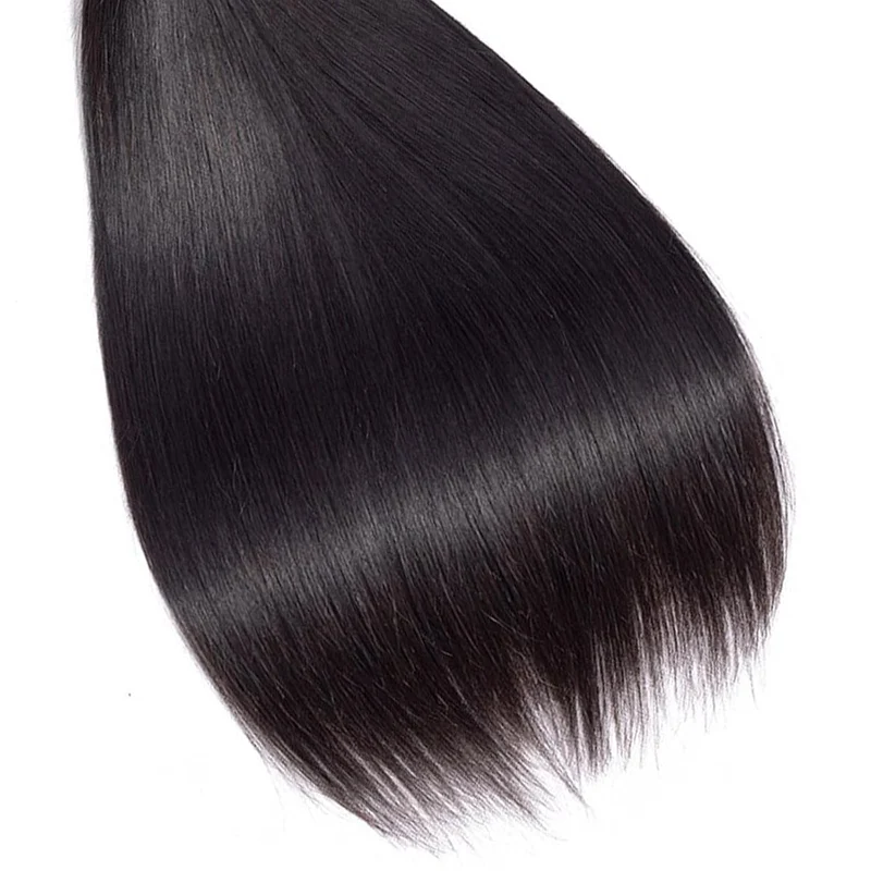 RICHAIR Straight Human Hair Bundles, 2 Bundles, 12 Inches (30.48 cm), 50g/Bundle(100g Total), Brazil
