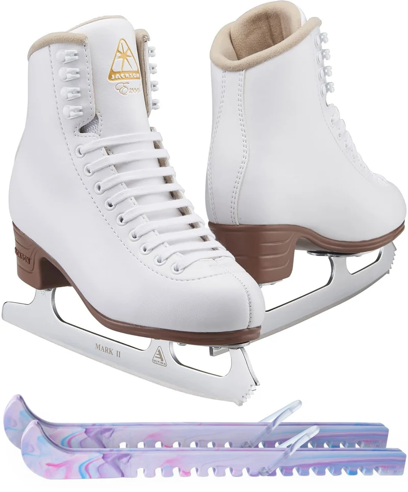 Jackson Ultima Excel Series JS1290 / JS1291 / JS1294 Weiss Damen und Mädchen Eiskunstlaufschuhe Weis