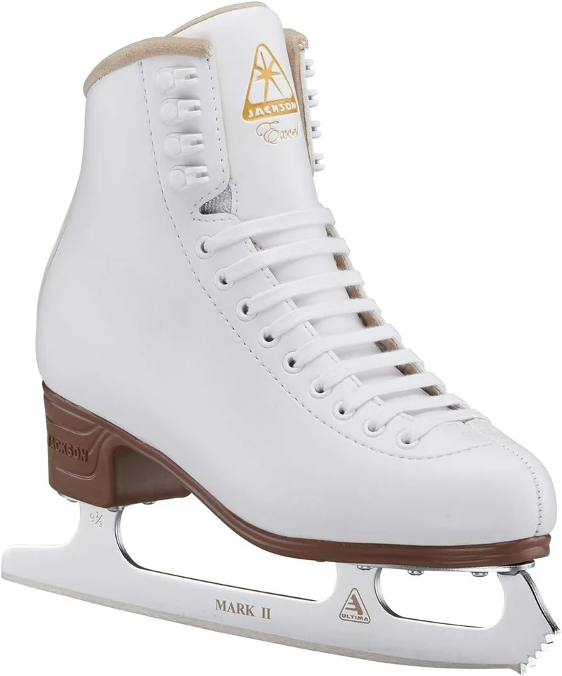 Jackson Ultima Excel Series JS1290 / JS1291 / JS1294 Weiss Damen und Mädchen Eiskunstlaufschuhe Weis