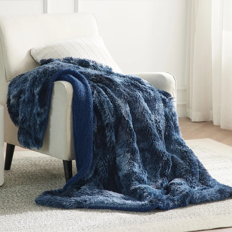 BEDSURE Kuscheldecke - Flauschig Decke, Warm Sherpa Sofadecke, Dicke Felldecke, Couchdecke, Flauschi