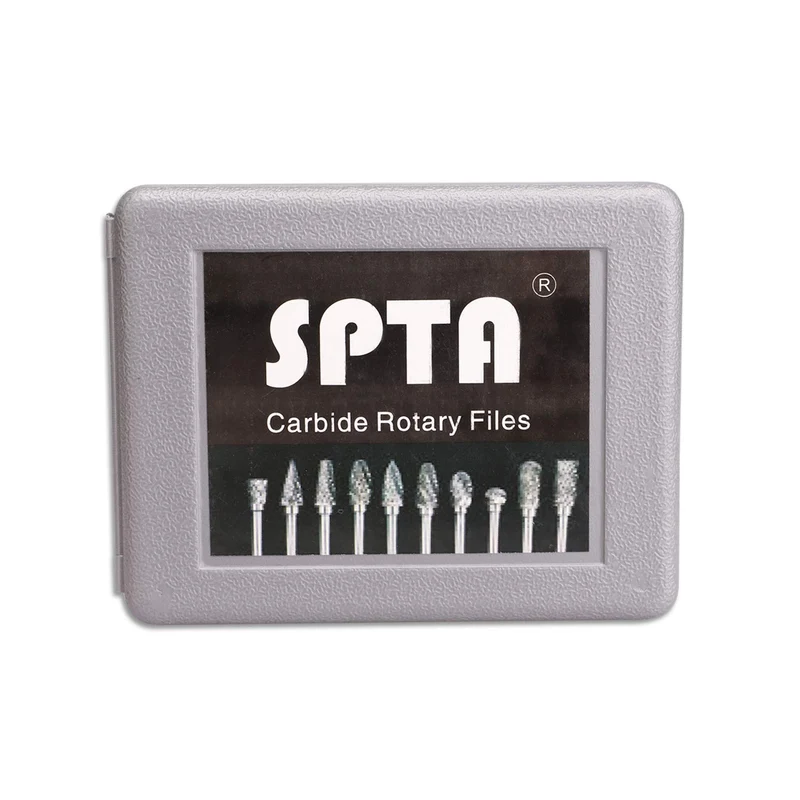 Wolframstahl Fräser, SPTA 5-Teilig Frässtifte 6mm Schaft Bit zum Holz Metall Marmor schnitzen, schle