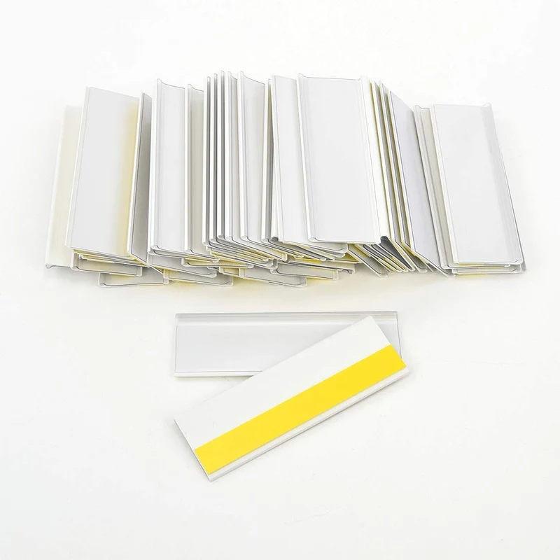 Selbstklebende Etikettenhalter für Einstecketiketten 100 mm Breit/Tickethalter/Etiketten Halter (42