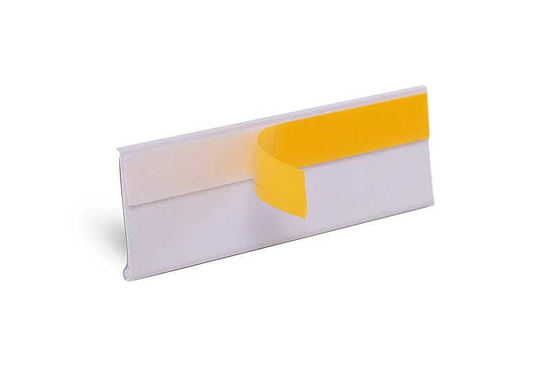 Selbstklebende Etikettenhalter für Einstecketiketten 100 mm Breit/Tickethalter/Etiketten Halter (42