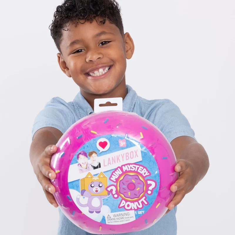 LankyBox 2182 Mystery Donut, Minifiguren zum Sammeln, 6 spannende Spielzeuge zum Entdecken im Innere
