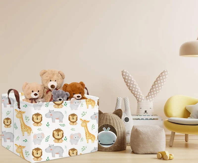 Babykorb, Waldaufbewahrung, für Kinder, Baby, Jungen, Mädchen, rechteckig, Aufbewahrungsboxen für Ra