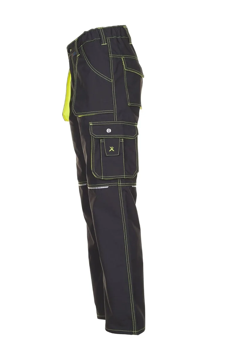 Planam Basalt Herren Neon Bundhose anthrazit gelb Modell 6220 Grösse 58