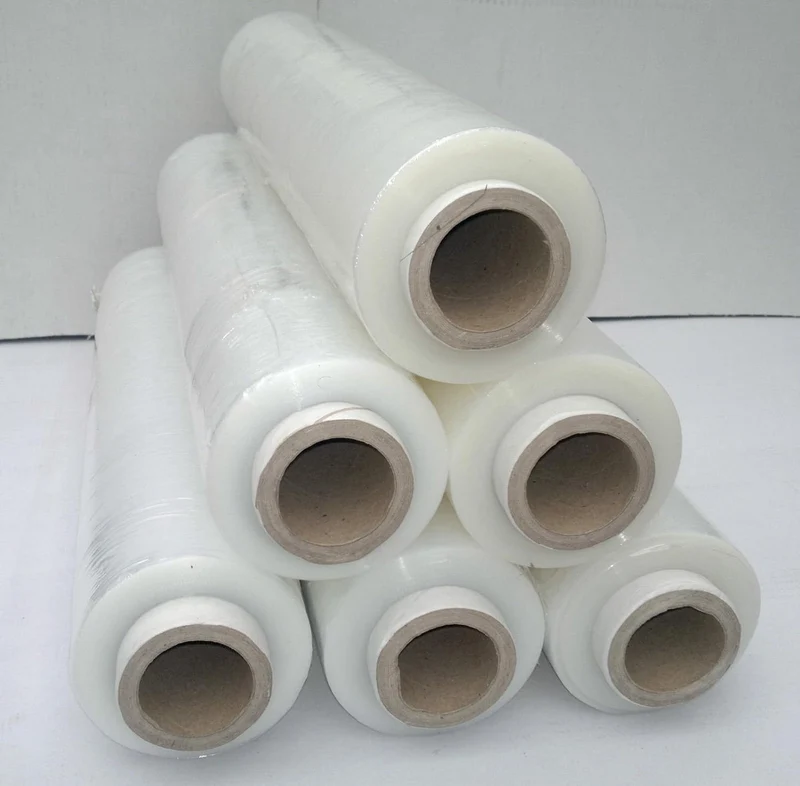 6 Rollen Stretchfolie Wickelfolie transparent 500 mm x 300 m - 23 mµ - 150 m²