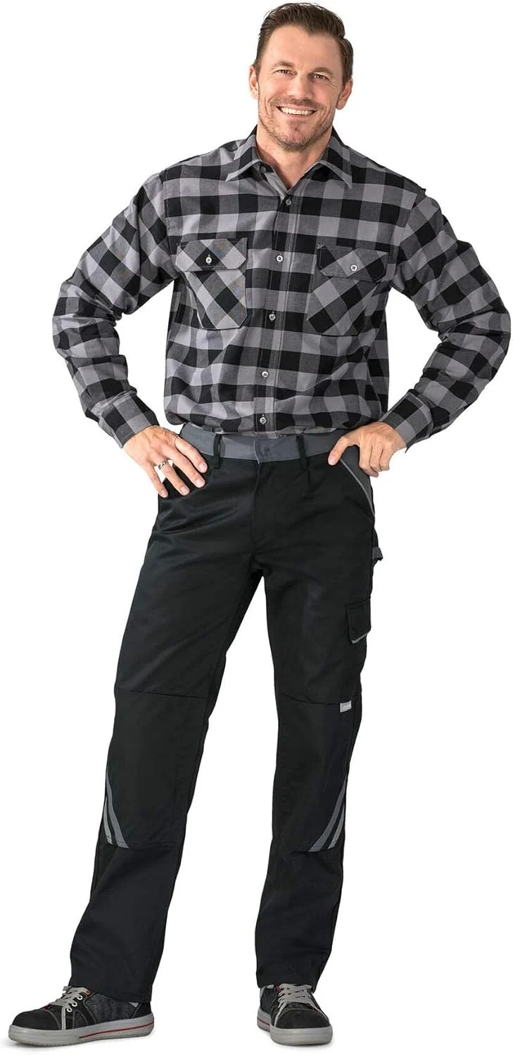 Planam Herren Highline Bundhose schwarz Schiefer Zink Modell 2711, Grösse 48 Schwarz/Schiefer/Zink 4