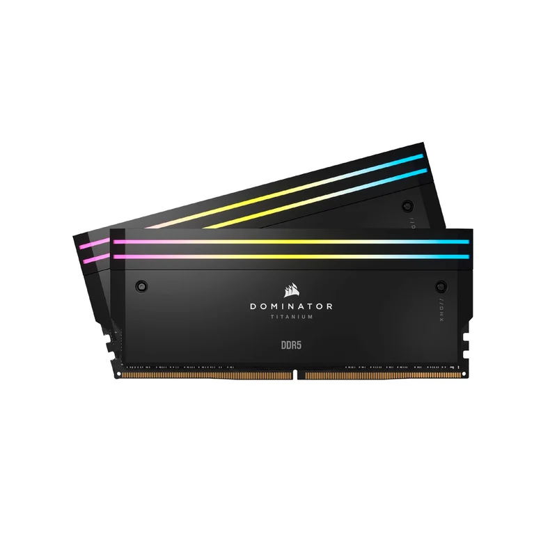 CORSAIR Dominator Titanium RGB DDR5 RAM 64GB (2x32GB) DDR5 6400MHz CL32 Intel XMP iCUE-Kompatibler C