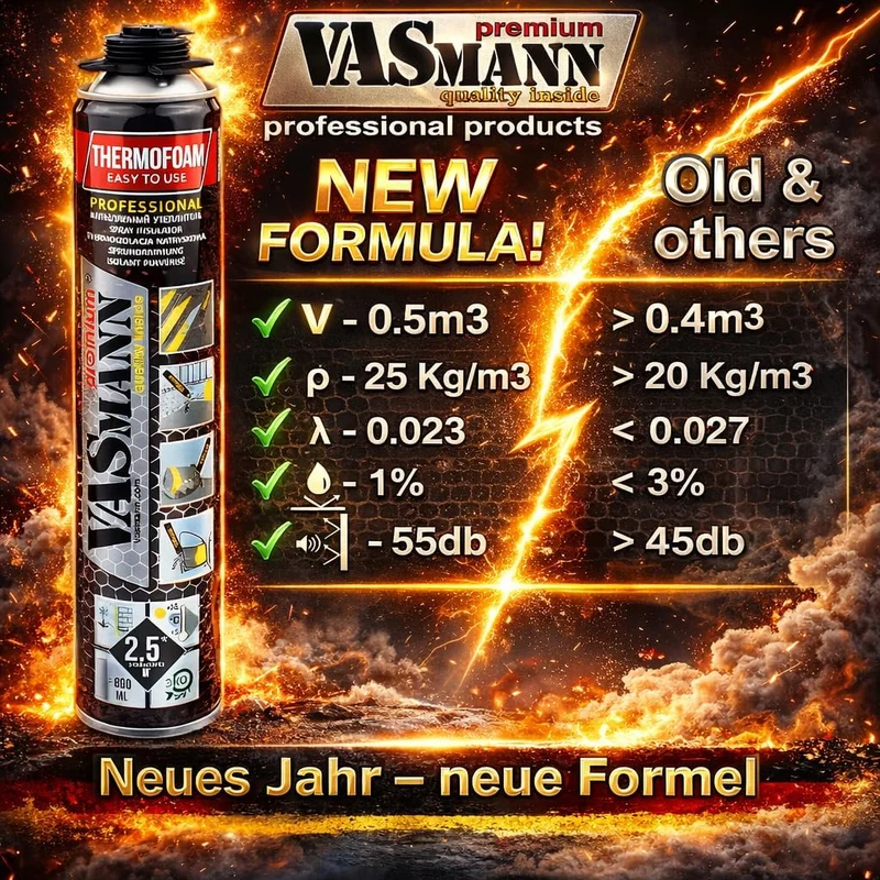 24x890ml PU-Sprühdämmung & Sprühisolierung – Effektive Wärmedämmung für Dach, Kellerdecke & Wände |