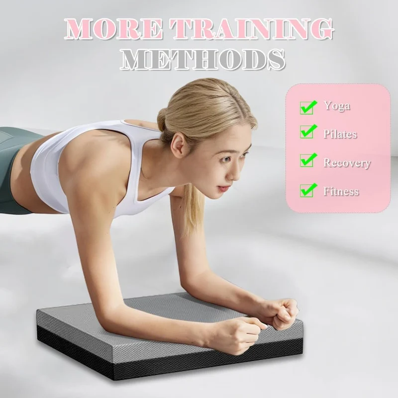 Balance Pad 2er Pack, Rutschfest Balance-Kissen Fitness-Kissen Elastische Weichschaum zum Stabilität
